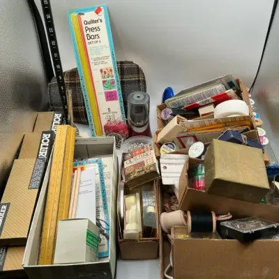 Large Quilting & Sewing Supplies Collection