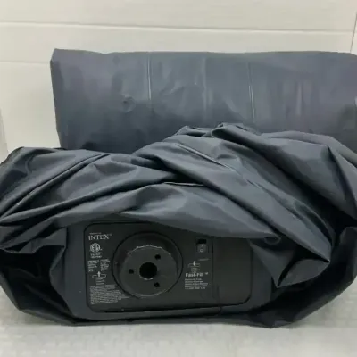 Intex Twin-size Air Mattress with Built-In Fast-Fill Electric Pump