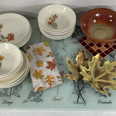 Salem China Autumn Leaves Dinnerware & Fall Tabletop Collection