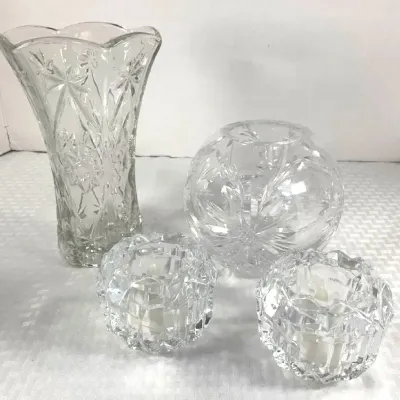 Vintage Crystal & Pressed Glass Elegance