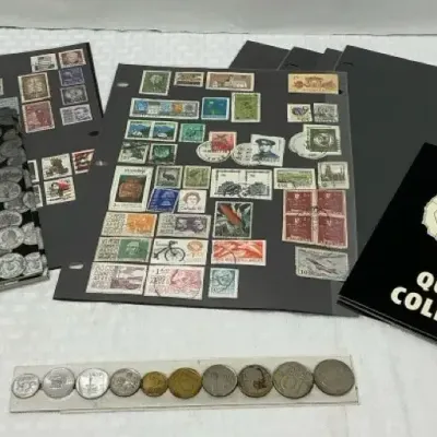 Stamp & Coin Collector’s Assortment 