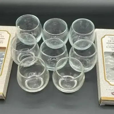 Vintage Glassware & Tea Light Collection