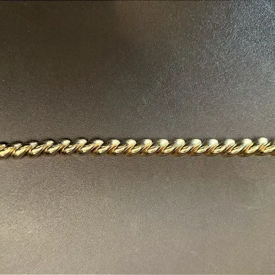 14k Yellow Gold San Marco Link Bracelet