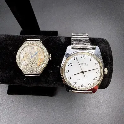 Vintage Timex And Elgin Watches