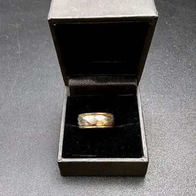 Sterling Silver And 10K GF Ring