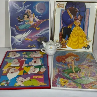 Disney Character Framed Prints and Winnie the Pooh Teapot