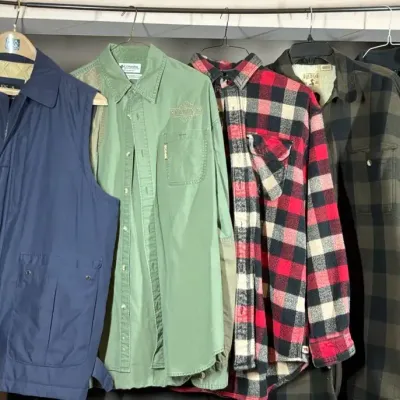 Men’s Outerwear Sizes M-L Lands End, Red Head, Columbia And More 
