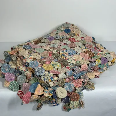 Vintage Handmade Quilt 7‘ X 10‘
