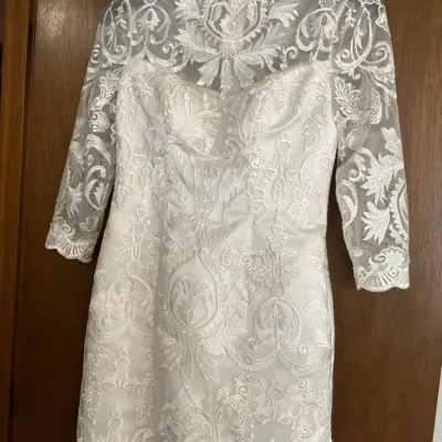 Vintage White/Cream Wedding/ Cocktail Dress 