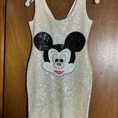 Vintage Minnie Mouse Sequin Dress 