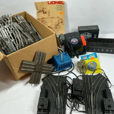 Lionel O Gauge Train Track, Transformer, Controls and Accessories