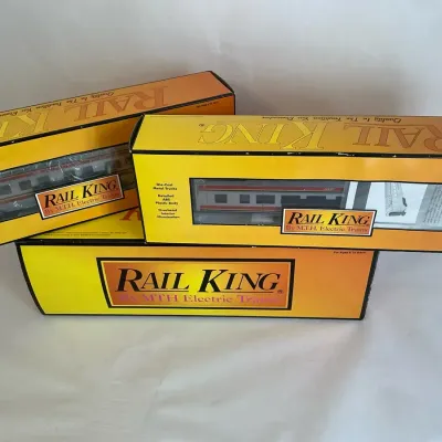 MTH Rail King Electric Trains Passenger Cars in Original Boxes