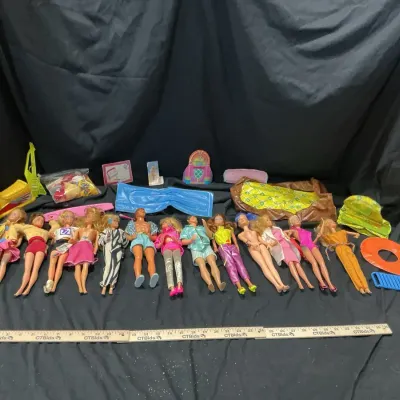 Antique Barbie’s and Inflatables 