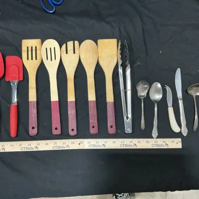 Wooden And Steel Utensils 