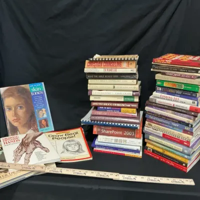 Large Collection Of Drawing, Christian Counseling & Self-Help Books