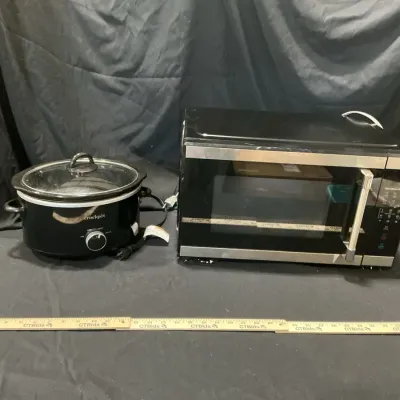 Hamilton Beach Microwave and Crockpot 
