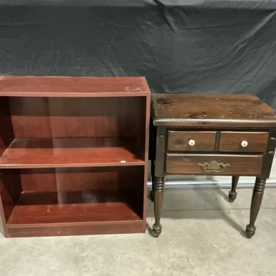 Shelves And Night Stand