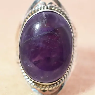 Amethyst Sterling Silver Ring