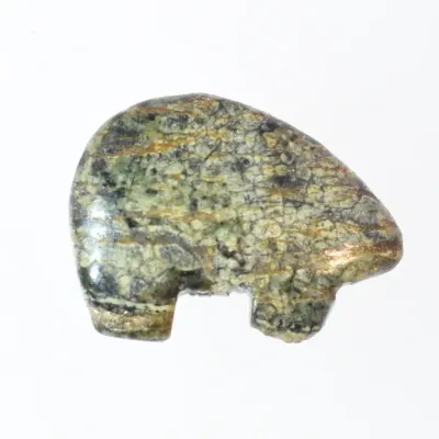 5.2ct Carved Zuni Stone Bear