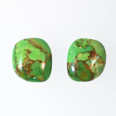 19.4ctw Green Mojave Turquoise Doublets
