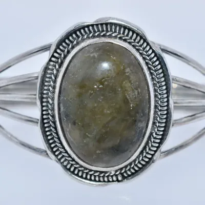 Labradorite Sterling Silver Cuff Bracelet