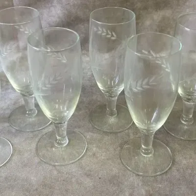 8-Piece Footed Iced Tea Glass Set