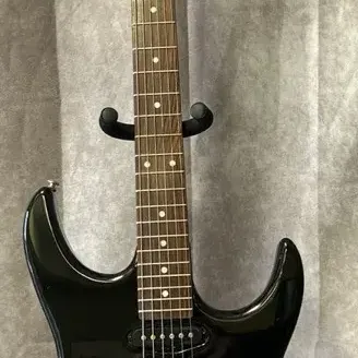 Fullerton Black Electric 6-String Guitar 