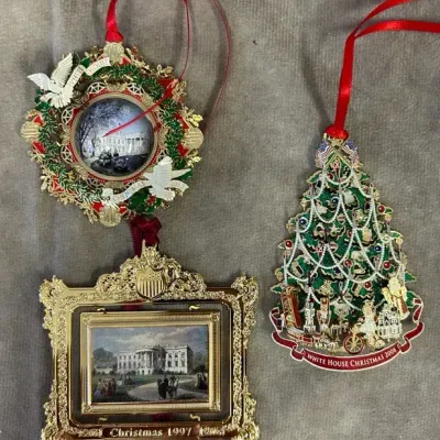 The White House Historical Association Christmas Ornaments 