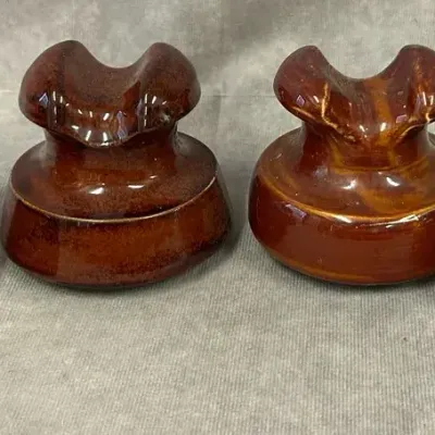 31 Vintage Porcelain Electrical Insulators