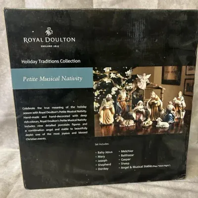 Royal Doulton Petite Musical Nativity Set
