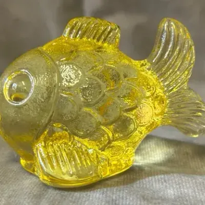 Marquis by Waterford Crystal Goldfish Paperweight 