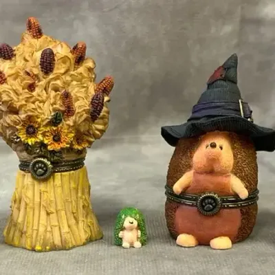 Boyds by Enesco Collectible Figure Trinket Boxes
