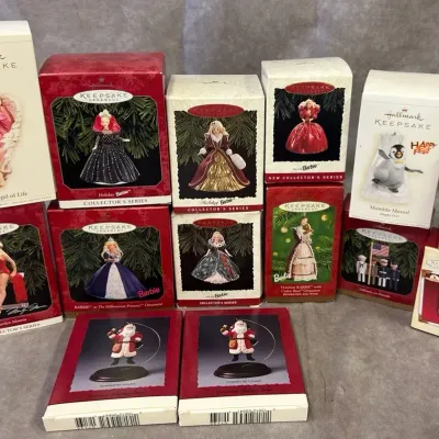 Assorted Hallmark Christmas Ornaments