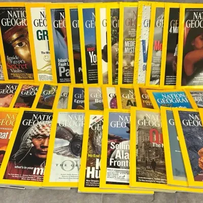 37-Count Mystery Lot of National Geographic 