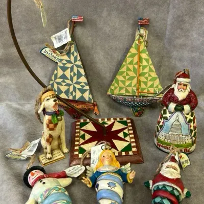 Jim Shore Christmas Ornament Collection