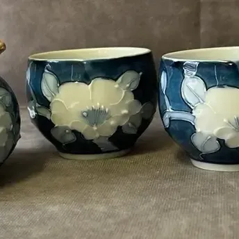 Asian Porcelain Hand Painted Tea Set 