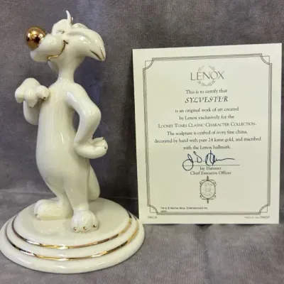  Lenox Porcelain Looney Tunes Sylvester the Cat Figurine