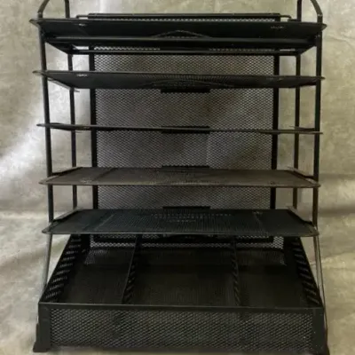 Black Desk File Organizer