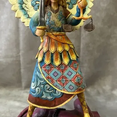 Jim Shore “Against All Evil” Angel & Demon Figure