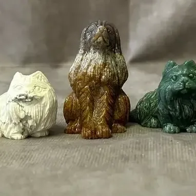 Collection of Stone Animal Figurines 