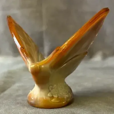 Fenton Glass Butterfly Hand-Crafted Figurine