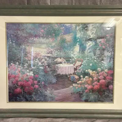 “Al Fresco Afternoon” Print by Artist Charles Zhan