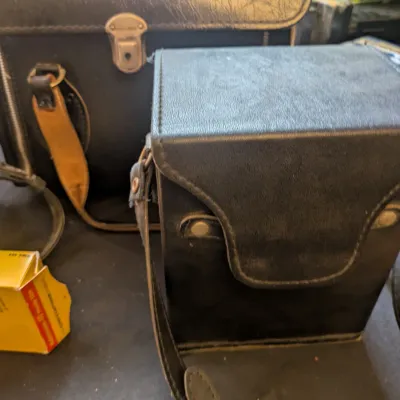 Vintage camera cases