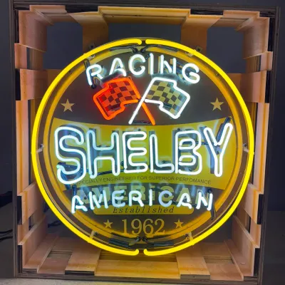 Sale Photo Thumbnail #67: Shelby American Racing 1962 Neon Porcelain Can