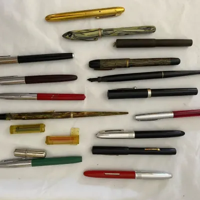 Vintage Fountain Pen Lot - Sheaffer, Sapphire, Packard
