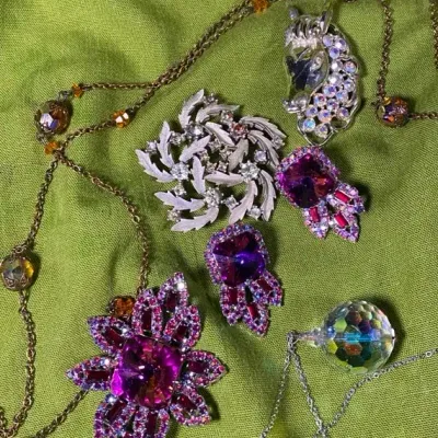 Vintage Aurora Borealis Costume Jewelry 
