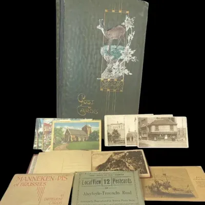 Vintage Post Cards And Post Card Albumn