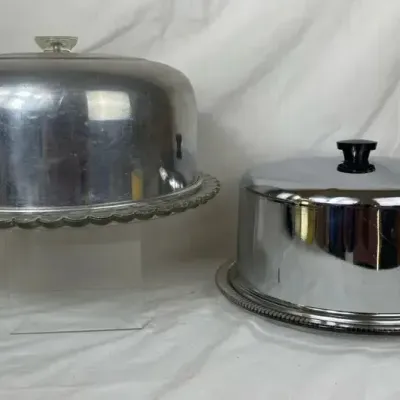 Vintage Cake Service Trays 
