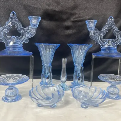 Vintage Cambridge Caprice Pastel Blue & Others 