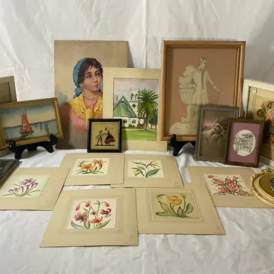 Miniature And Small Artwork - Signed Originals And Collectibles